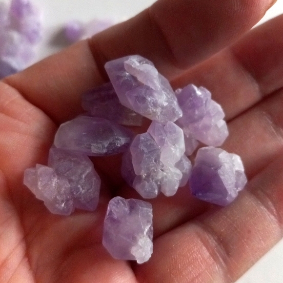 Raw Amethyst Crystal Tumbles - Picture 3 of 5